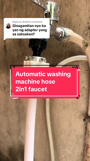 Automatic Washing Machine Hose and 2-in-1 Faucet Accessories