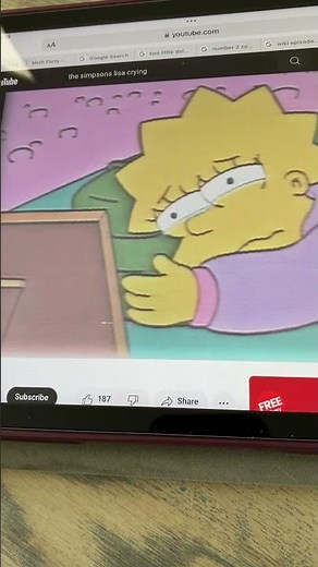 The Simpsons Lisa Crying
