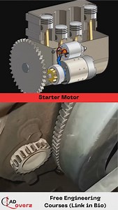 Starter Motor❤️ . . . #Engineering #AutoCAD #CADDesign #CivilEngineering #AutoCADTips #EngineeringTools #DesignEngineering #MechanicalEngineering #AutoCADForBeginners #CADTipsAndTricks #EngineeringSolutions #DraftingDesign #AutoCADCommunity #Engineeringusa #Engineeringcanada #Engineeringuk | CADLoverz