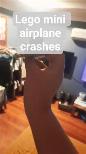 lego mini airplane crashing #airplane