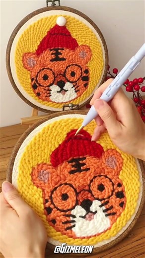 Embroidery needle pen
