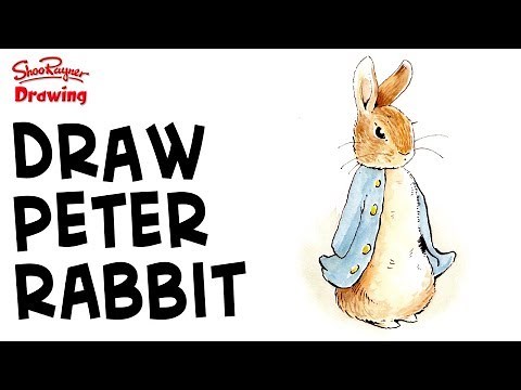 How to draw & paint Peter Rabbit like Beatrix Potter