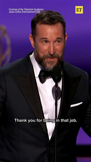 'The Pitt's Noah Wyle dedicated his first #Emmy award to health-care workers. 🥹🩺 | Entertainment Tonight