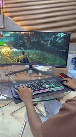 🎉Yes we can give you the best configuration in super price🎉#pcbuild #curvedmonitor #custombuiltpc