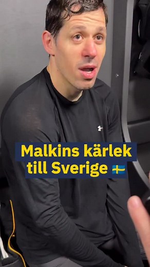 Malkin landslagsdebuterade i Stockholm och trivs utmärkt i Sverige 🇸🇪🐧 | HockeyNews.se
