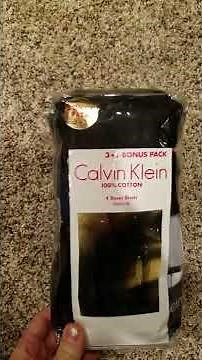 Calvin Klein Boxer Briefs Review Unboxing 3+1 Bonus Pack Comfortable