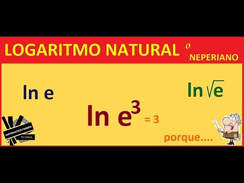 LOGARITMO NATURAL o NEPERIANO EJEMPLOS (paso a paso) EJERCICIOS RESUELTOS. Logaritmo natural y EULER