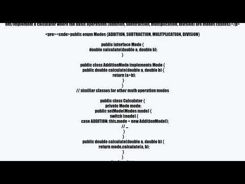 State pattern in Java
