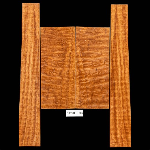 The Tree Quilted Honduran Mahogany Back   Side Set, Premium Reserve - 005