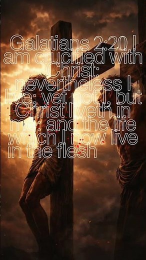 🤓🤓Galatians 2:20 I am crucified with Christ: nevertheless I live yet not I but Christ liveth in me