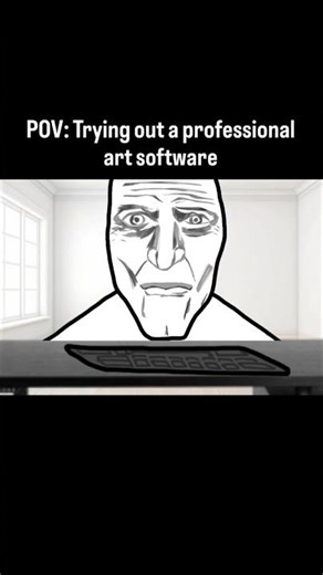 When you open krita for the first time 😭 #digitalart #artmeme #relatable #artiststruggles #krita