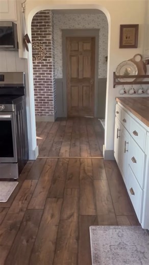 Birch Hill Farmhouse on Instagram: "I have been looking back on old footage now that we have been in this farmhouse for over a year! We have taken a week off on projects but will be back to it soon! So much more to go! #farmhouse #countryliving #homedecor #oldhouse #beforeandafter"