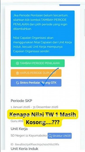 How to Sync SKP TW 1 in Ekinerja BKN #skp2026 #ekinerja #ekinerjabkn #ruanggtk #shorts