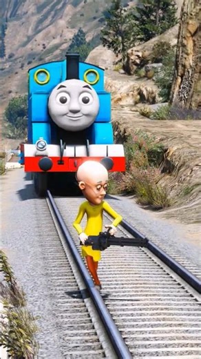 Patlu Vs Thomas Train | #gtav #ragdoll