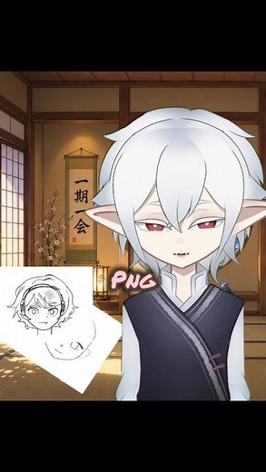 Making a FREE PNGTuber Model | Work in Progress #pngtuber #vtuber