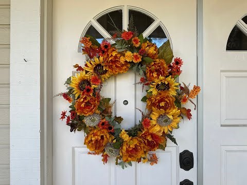 DIY Autumn Wreath Tutorial
