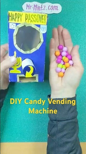 DIY Passover Candy Vending Machine 🍬 | Cardboard Craft That ACTUALLY Works!