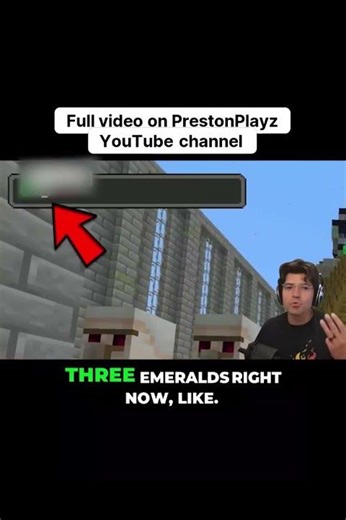 I Found Villager City In Minecraft ‪@PrestonPlayz‬ #prestonplayz #paidpartner #minecraft
