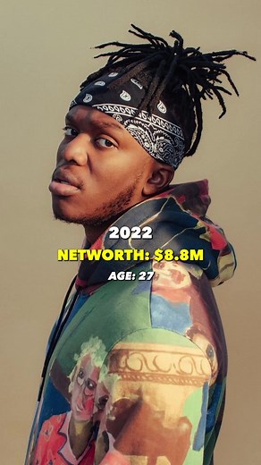 KSI's net worth over the years #sidemen #ksi #youtube #networth