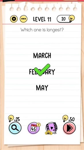 brain test level 11🧠🧠🧠🧠🧠 #braintest4answers #braintestsolution #games