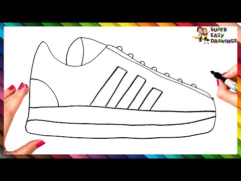 How To Draw Sneakers Step By Step 👟 Sneakers Drawing Easy