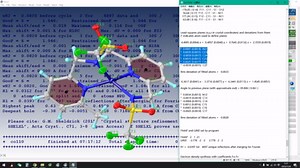 二面角的计算(Olex2和SHELXL)