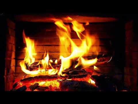 Relaxing Fireplace 4K (12H) with Crackling Fire Sounds – Cozy Ambience for Sleep, Meditation