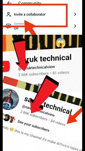 how to used youtube invite collaboration use collaborators on YouTube channel #collaboration