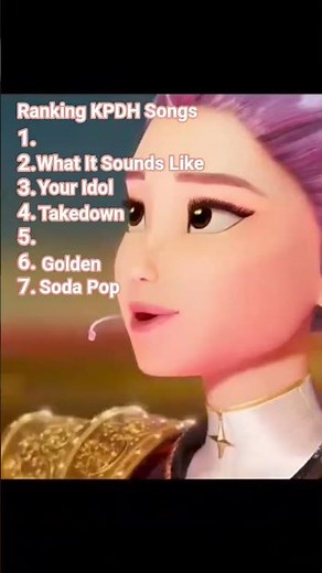 Ranking kpdh songs! #kpdh #kpopdemonhunters #songs