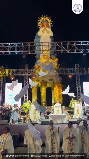 Puji Tuhan 🩵 71th GMKA Terimakasih kepada semua yang sudah terlibat dalam acara HUT GMKA, terlebih juga dalam perkembangan GMKA dari awal hingga sekarang. Berkah Dalem 🙏🏻✨ Yuk dukung dan bantu kami agar GMKA semakin dikenal dengan cara , follow, like, comment, share, & tag konten menarik kalian di akun sosial media kita : Instagram : gua.maria.kerep Tiktok : gua.maria.kerep Berikan review bintang 5 & komentar baik di google review kami: https://search.google.com/local/writereview?placeid=ChIJ