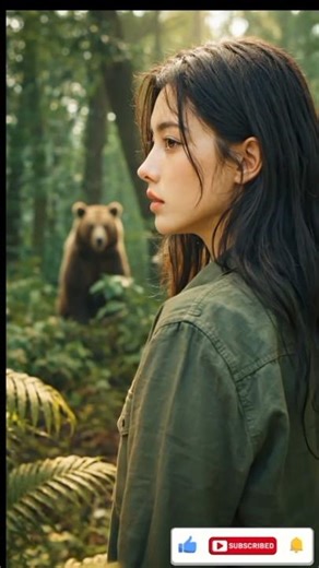 Surrounded by Bears 🐻 I Built a Tree Shelter to Survive! 😳 #shorts