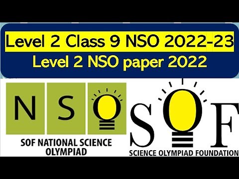 Level 2 NSO Class 9 SOF 2022-23 Science Olympiad solved paper #science #olympiad #nso #sof #level2