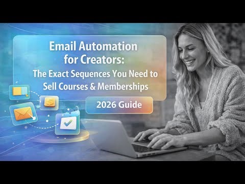 📝 Email Automation for Creators: The Exact Sequences You Need to Sell Courses & Memberships