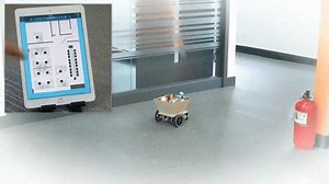 Stay in your cubicle, draw a path on your device, and let this robot deliver documents to your colleagues: http://bit.ly/2Fur5sz | Hackster.io