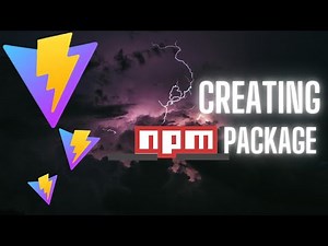Build and Publish npm package using Vite