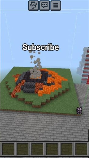 #subscribe # volcano in minecraft
