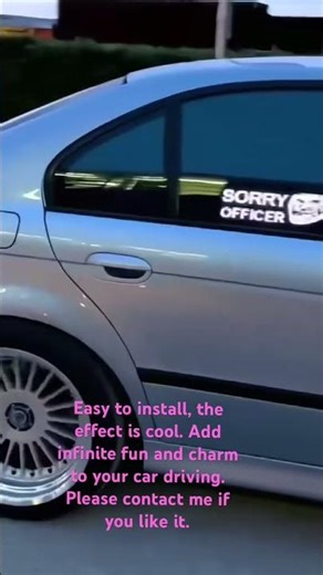 Easy to install, the effect is cool. Add infinite fun and charm to your car driving.