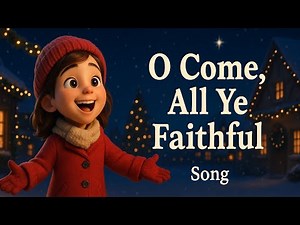 O Come, All Ye Faithful | Christmas Carol for Kids | Bible school for kids