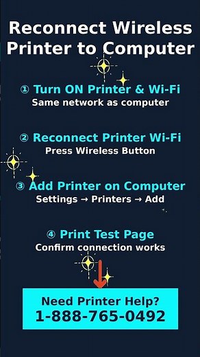 How to Reconnect WiFi Printer to PC or Laptop