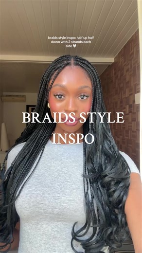 Braid Styling Ideas: Half Up Half Down Tutorial