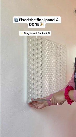 Installing IKEA Pegboard | DIY Home Organization | Drill & Fix Tutorial | Wall Makeover Ideas 🎀🩷