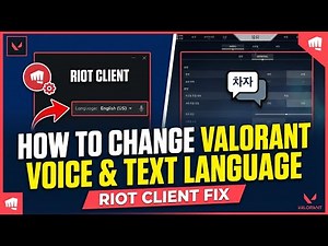 HOW TO Change Valorant Voice & Text Language (Riot Client Fix)
