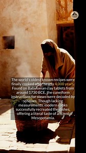 46K views · 1.2K reactions | Scholars decoded 4000 year old cuneiform recipes for ancient Babylonian stews. #history #ancienthistory #archaeology | Archaeological Wonders | Facebook