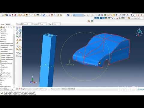 Rear Car Crash Simulation - Abaqus | Part 1 | Simulia | Dassault Systèmes
