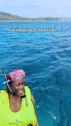 What running toward your fear looks like . . . #40thbday #openwater