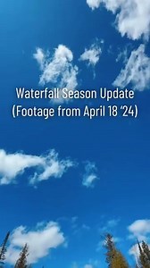 1.3K views | Waterfall Season is here NOW! It will last maybe one more week before water levels go down. Book your stay today! | Cascade Vacation Rentals | Facebook