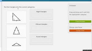 Classifying shapes by line and angles types