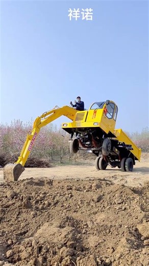 Truck-mounted excavator video Four different types of truck-mounted excavator