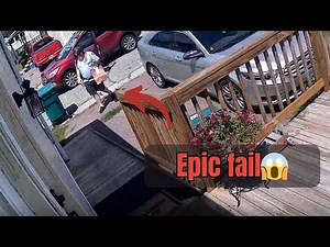 Delivery Fails: DoorDash Driver's Stylish Recovery Caught on Camera || WooGlobe
