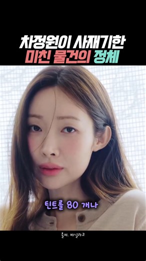 시중 재고 싹 쓸어담게 만든 차정원 쟁여템 립 밝혀졌네요